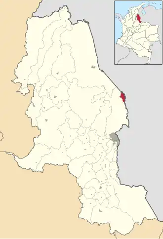 Localisation de Puerto Santander
