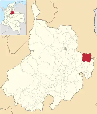 Localisation de Cerrito
