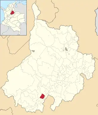 Localisation de Chipatá