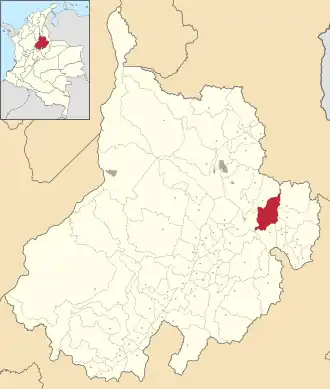 Localisation de San Andrés
