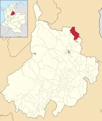 Localisation de Suratá
