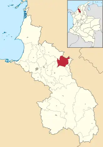 Localisation de San Pedro