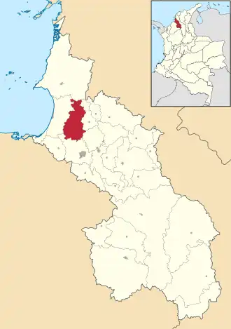 Localisation de Toluviejo