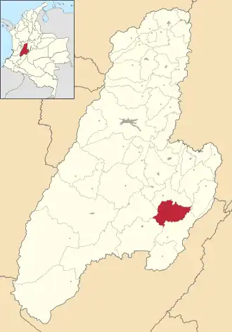 Localisation de Prado
