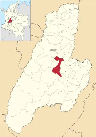 Localisation de San Luis