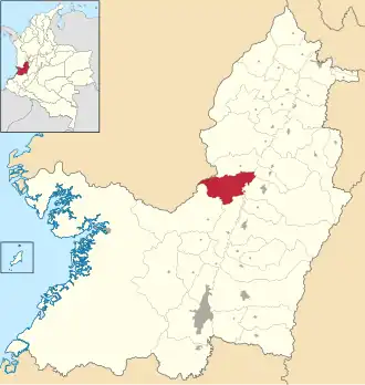 Localisation de Riofrío