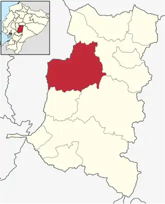 Localisation de Canton de Colta