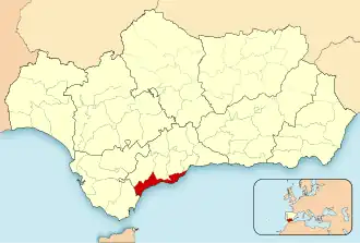 Localisation de Costa del Sol Occidental