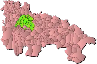 Localisation de Comarque de Nájera
