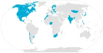 Carte de l'organisation