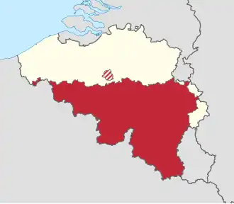 Localisation de Communauté françaiseFédération Wallonie-Bruxelles