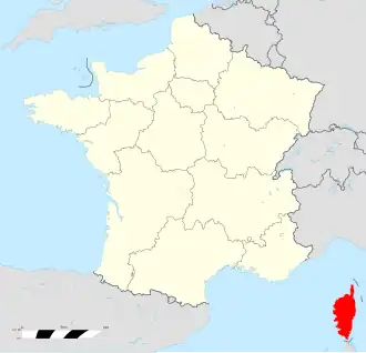 Localisation de Corse
