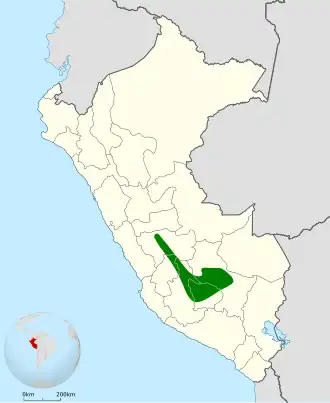 Description de l'image Cranioleuca albicapilla map.svg.