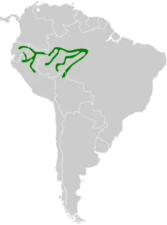 Description de l'image Cranioleuca vulpecula map.svg.