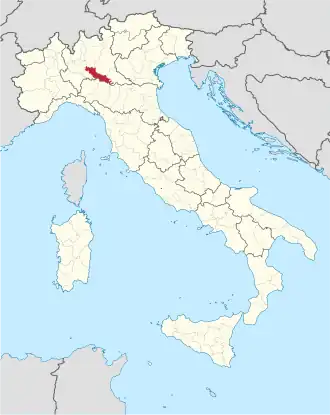 Localisation de Province de Crémone