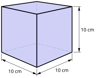 Cube d'un litre.
