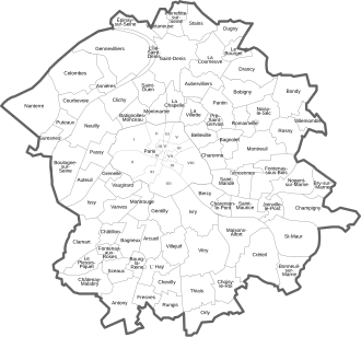 Localisation de La Villette