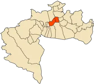 Localisation de Daïra de Biskra