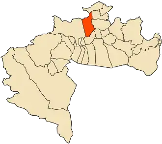 Localisation de El Outaya
