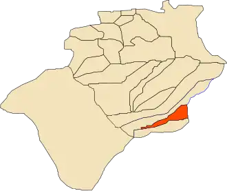 Localisation de Ouled Khoudir
