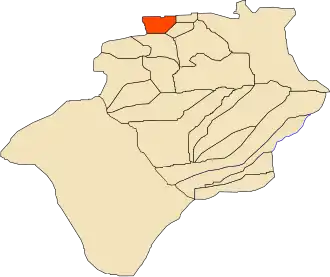 Localisation de Meridja