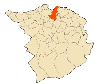 Localisation de Remchi