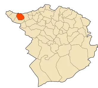 Localisation de Souk Tlata