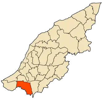 Localisation de El HassianeBeni Yahi