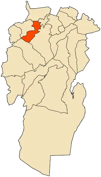 Localisation de Chélia