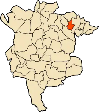 Localisation de Ouled Derradj