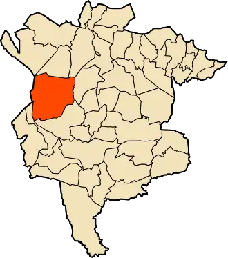 Localisation de Sidi Ameur