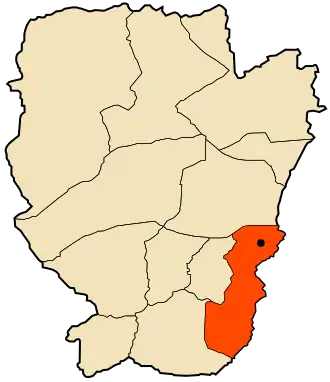Localisation de Daïra d'Assela