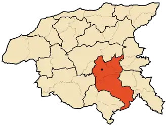 Localisation de Daïra de Chlef