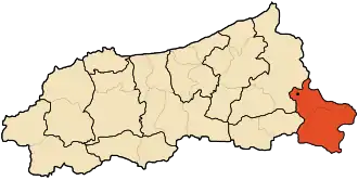 Localisation de Daïra de Settara