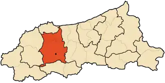 Localisation de Daïra de Texenna