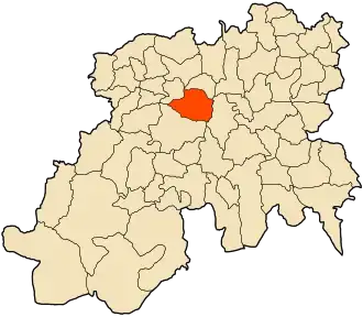 Localisation de Berrouaghia