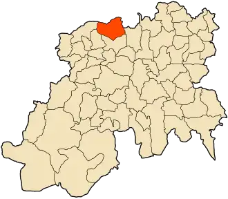 Localisation de El Hamdania