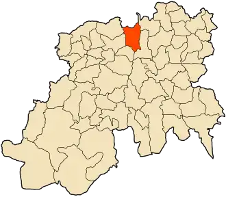 Localisation de El Omaria