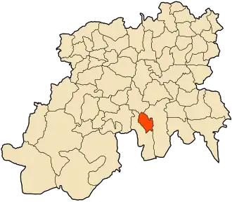Localisation de El Ouinet