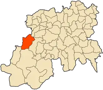 Localisation de Ouled Hellal