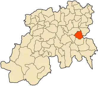 Localisation de Sidi Zahar