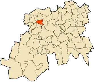 Localisation de Tizi Mahdi
