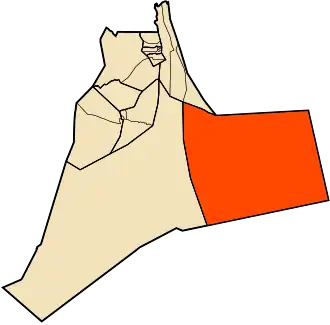 Localisation de Daïra d'El Borma