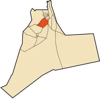 Localisation de El Hadjira