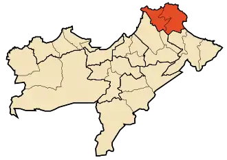 Localisation de Daïra d'Arzew