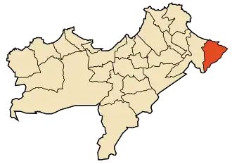 Localisation de Mers El Hadjadj