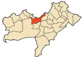 Localisation de Oran