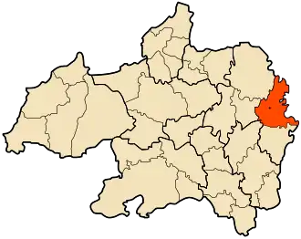 Localisation de Aïn Taghrout
