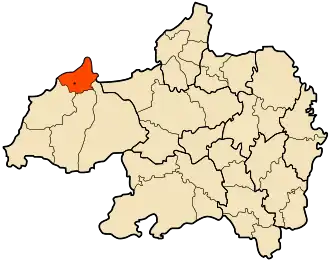Localisation de Ouled Sidi Brahim