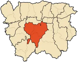 Localisation de Daïra de Djelida